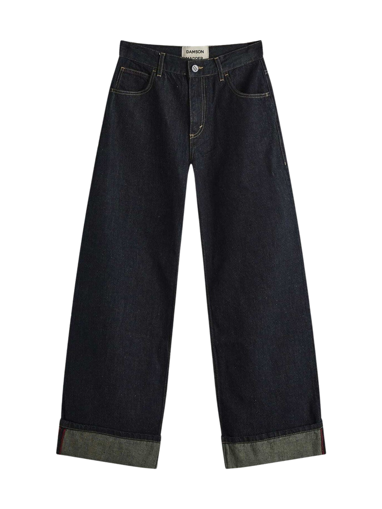 Damson Madder Italian Selvedge Sylvie Jeans with TurnUp